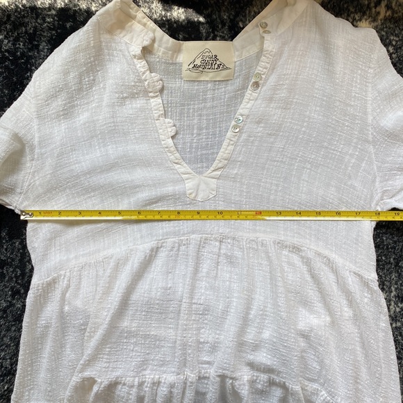 Sugar Candy Mountain white linen summer dress - Picture 8 of 10